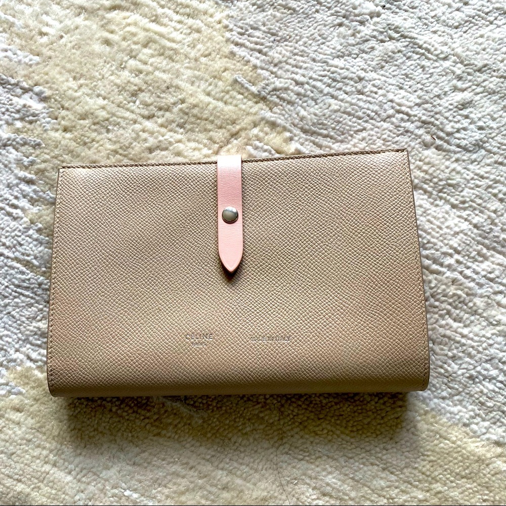 Brand new Celine Large Strap Wallet